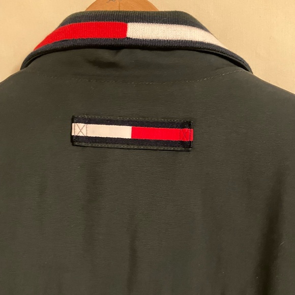 Tommy Hilfiger Men’s Vintage Green Embroidered Logo Jacket Coat Size XL - Picture 6 of 11
